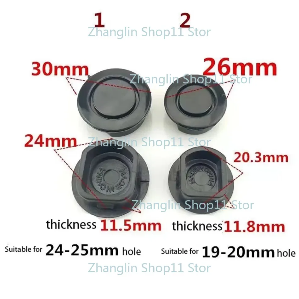 For Car Front Rear Bumper Reversing Warning Radar Probe Plug Hole Decorative Cap Cap Plug Plug Button