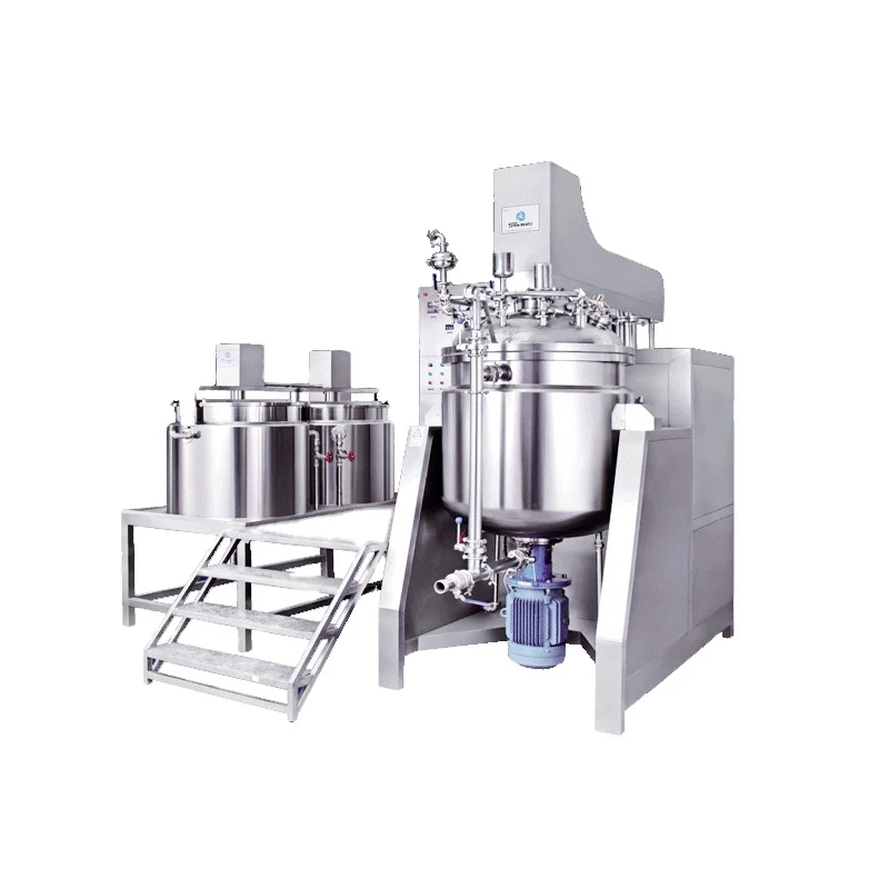CE ISO Certified GMP Standard 2000L Industrial Cream Liquid Homogenizer Mixer Gear Component Guangzhou for Chemical Processing