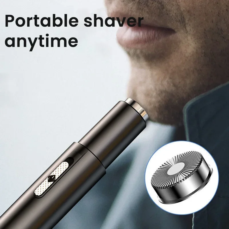 Hot-selling Electric Nose Hair Trimmer Mens Nose And Ear Remover Automatic Washable Hair Clipper USB Rechargeable Shaving view 4