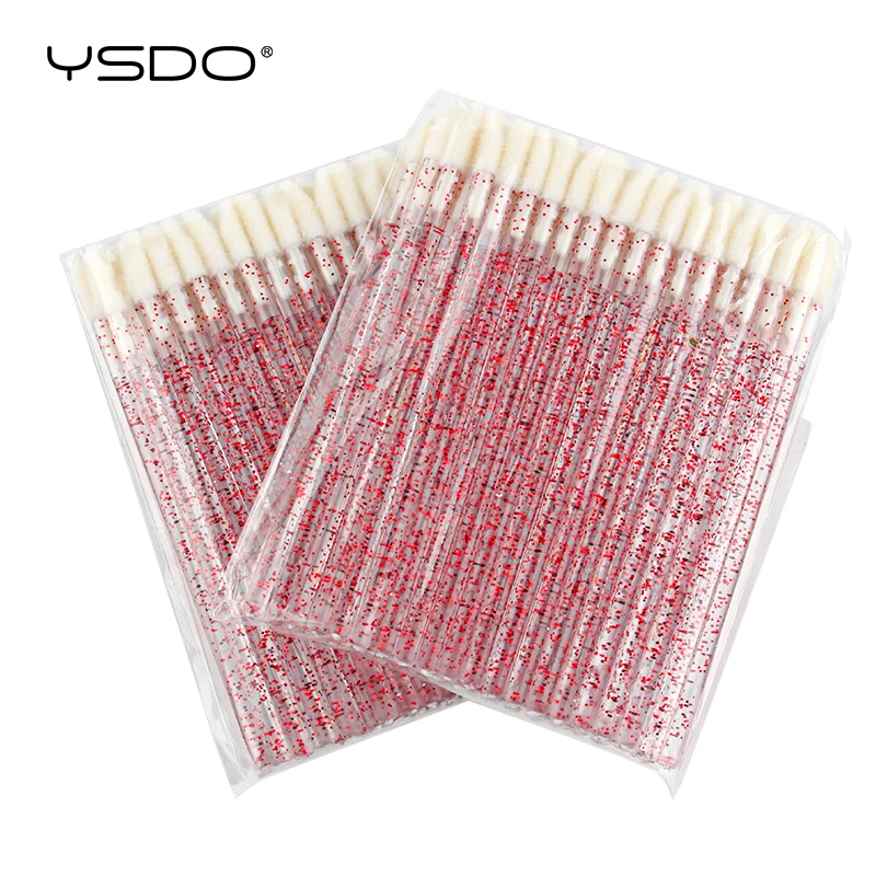 5/50/100pcs Crystal Brush Disposable Makeup Lipstick Lip Brush Glossy Wands Pen Cleaner Applicator Eyeshadow Gloss Makeup Brushe