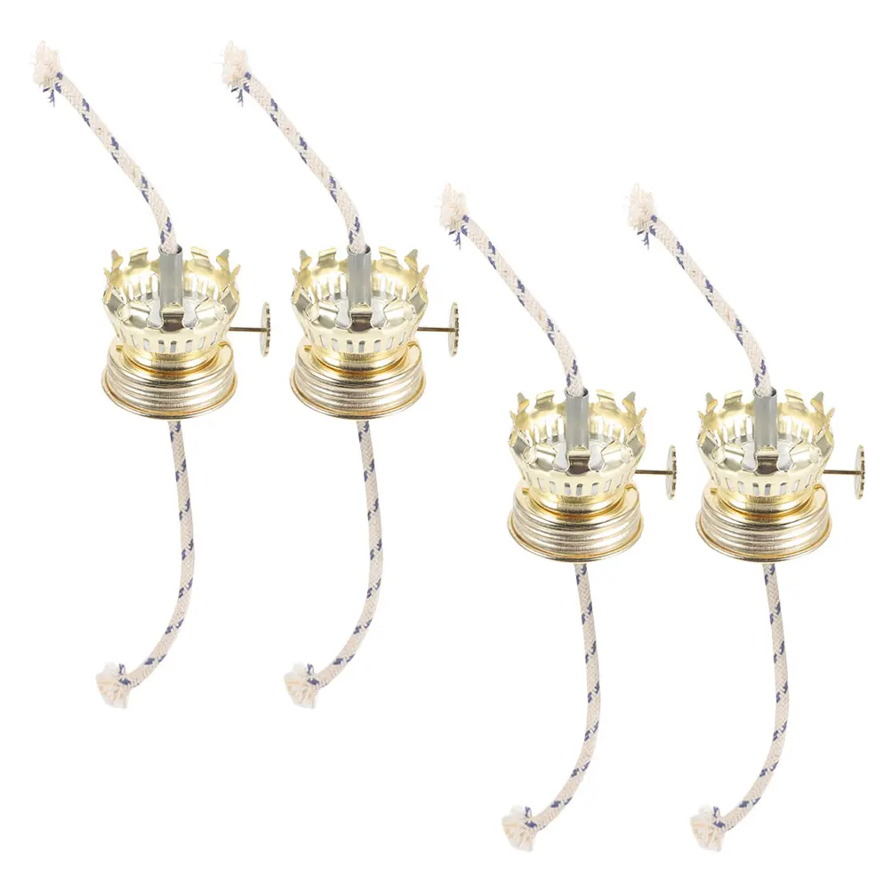 

4pcs Lamp Parts 28 hole Metal Regulator Retro Glass Oil Wick Accessories Replacement Burner Vintage Lantern Oil Lamp