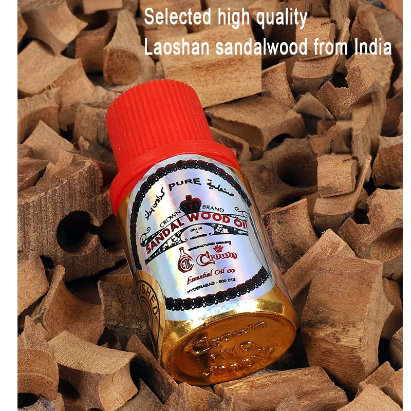 Aceite de sándalo puro de montaña antigua india calma, fragancia duradera, suave, aromaterapia cuidado de la piel adoración Buda 10g