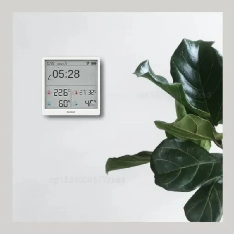 Imagem -04 - Duka-lcd Medidor de Temperatura e Umidade Digital Home Interior Termômetro Higrômetro Sensor Medidor Estação Meteorológica Youpin Novo