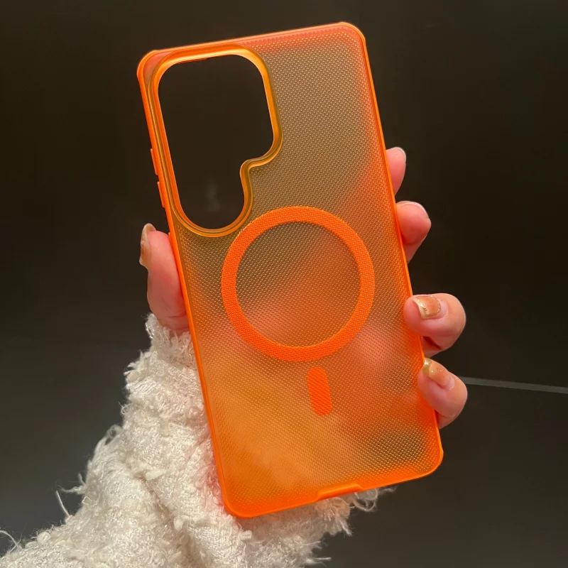 

Magnetic Anti-Fingerprint Transparent Matte Phone S26 Ultra S25 S24 A55 56