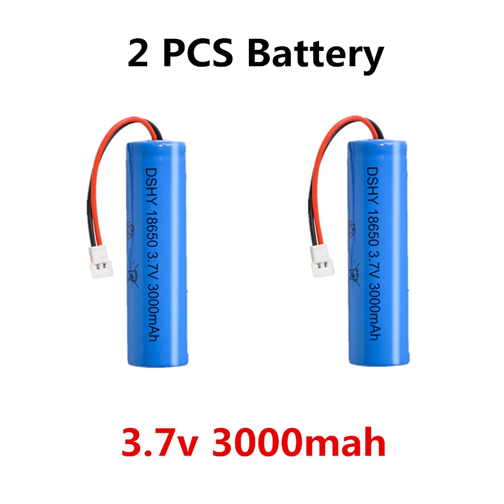 Rcボート用バッテリー,パーツ,3.7v,3000mah,tx686,2個,3個,4個