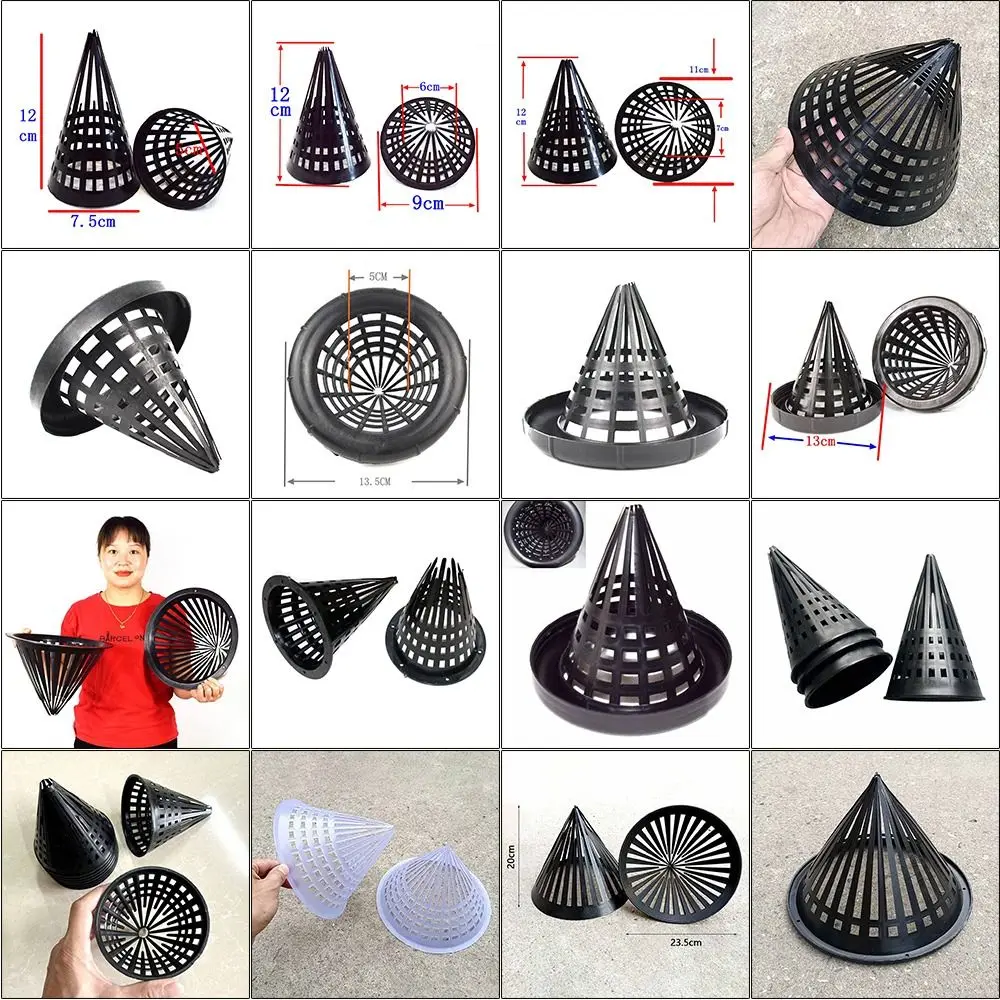 

1Pcs Plastic Fishing Cage Cover 7.5/9/11/20/21/30cm Tapered Monopterus Albus Loach Eel Basket Basket Fishing Tool Outdoor