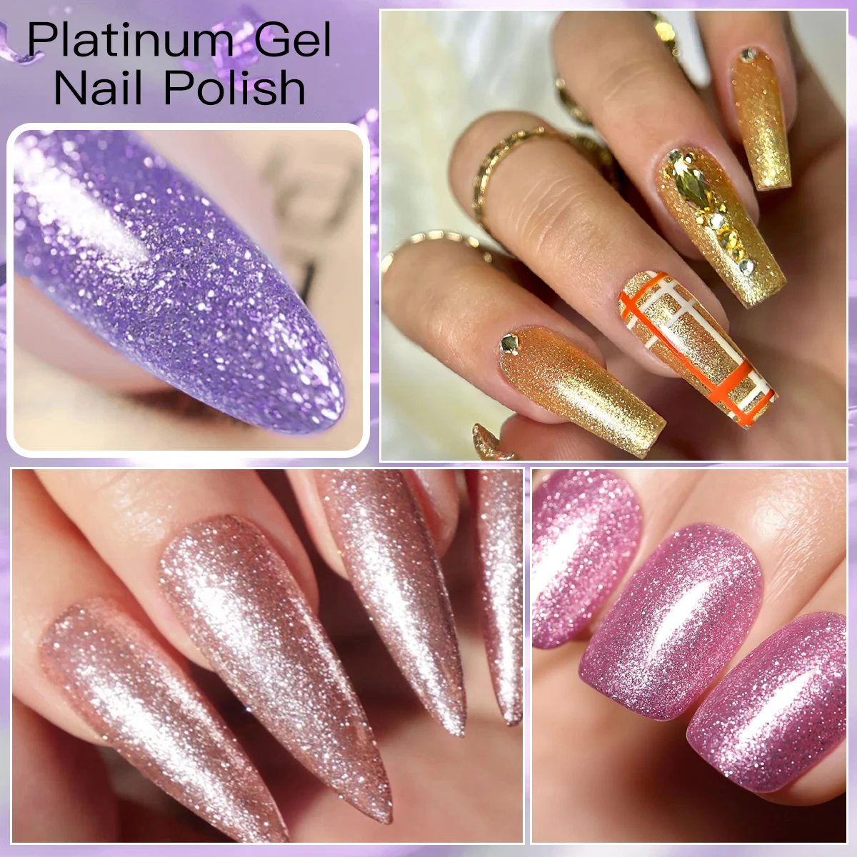 طلاء جل تريند لخريف وشتاء 2025 من Groillim، يتميز بتصميمات أظافر لامعة. يحتوي كل أنبوبًا على 7 مل من طلاء الجل وإعادة #2