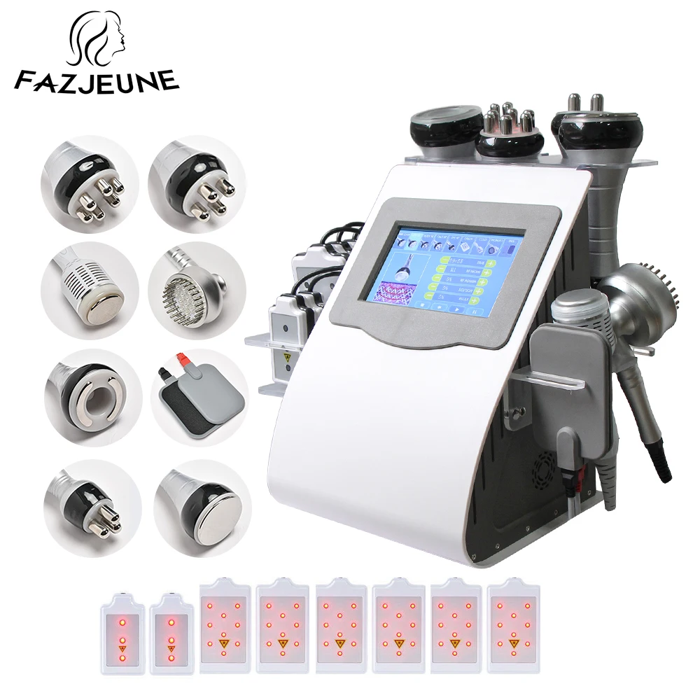 

80K 9 in 1 Cavitation Ultrasonic Body Slimming Machine Multi-Polar Anti-Wrinkle Rejuvenation Skin Lift Tighten tools