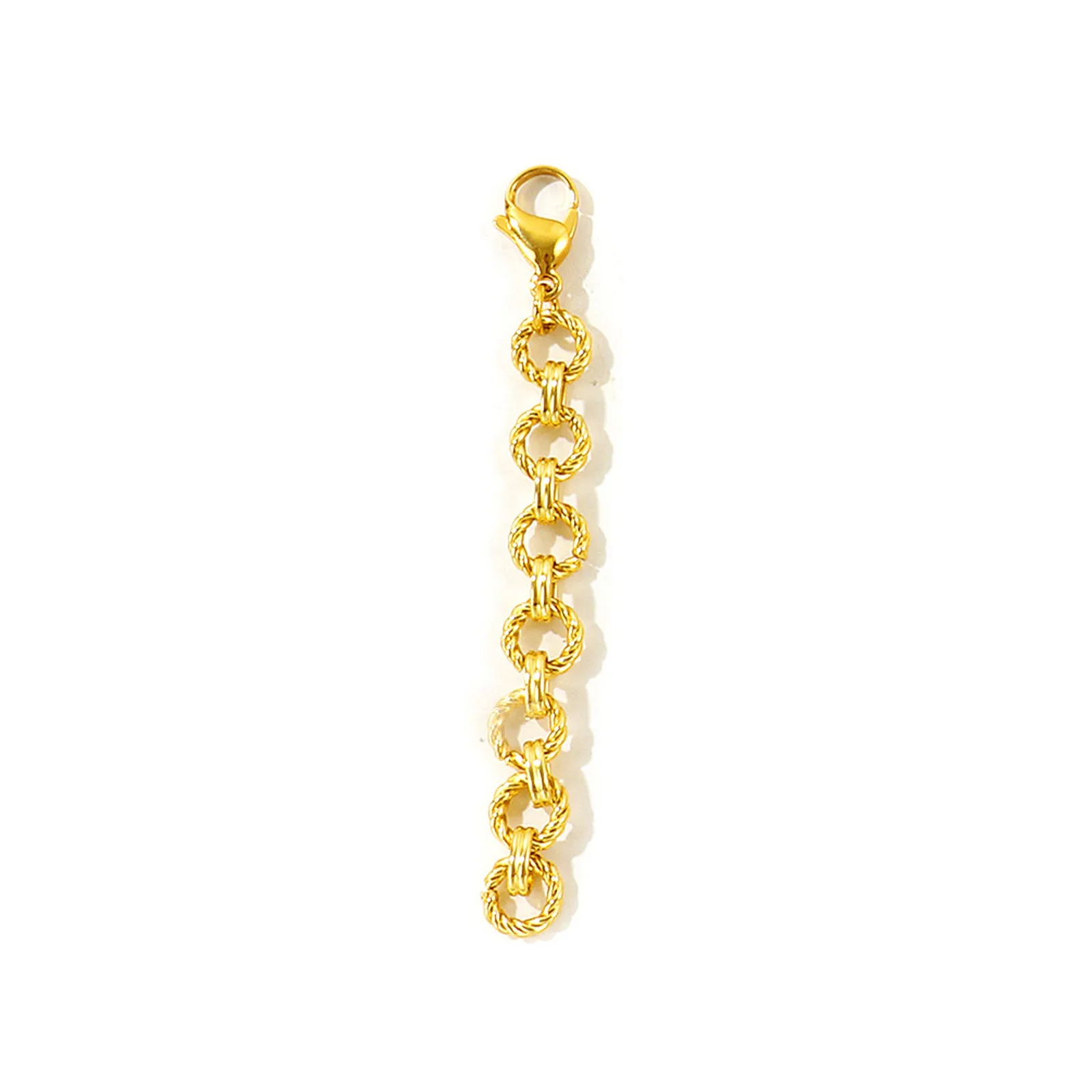 2 Stück 304 Edelstahl Strand-Bikini-Riemen-Clips Anhänger Schmuckherstellung Vergoldete Gliederkette Schmuck Großhandel – Detail 15