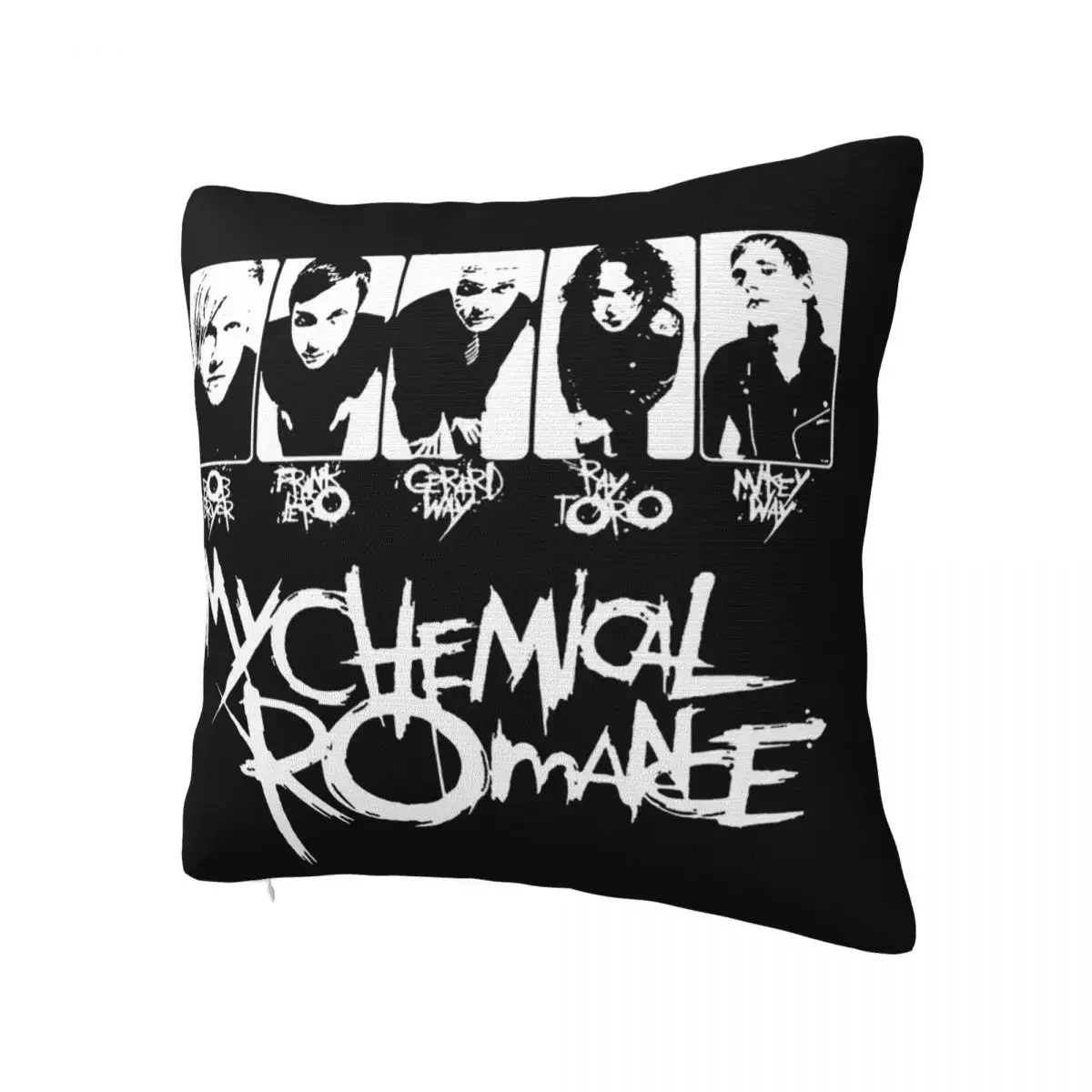 My Chemical Romance Tecido Impresso Fronha, Capa de Almofada, Decorações, Fronha, Atacado, 40x40cm 16x16Inch 45x45cm 18x18Inch