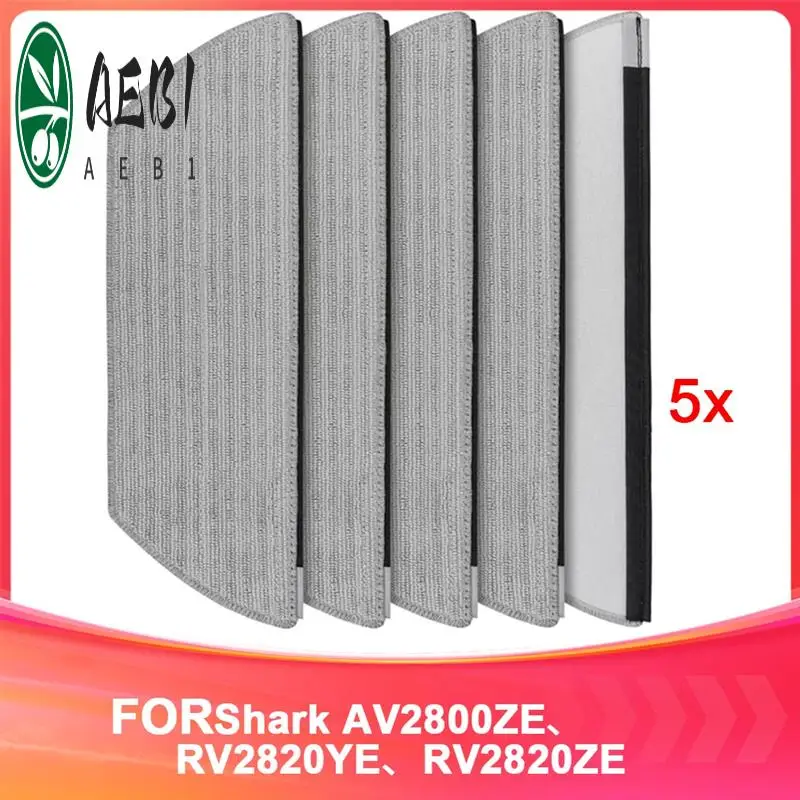 AEB1-وسادات ممسحة بديلة من الألياف الدقيقة لملحقات إعادة تعبئة المكنسة الكهربائية Shark AV2800ZE,RV2820YE,RV2820ZE