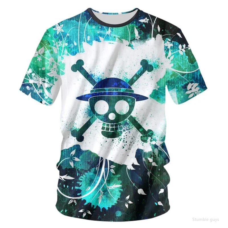 Herrenmode One Piece T-Shirt Law Surgeon Of Death Print Jungenkleidung Mädchen Kurzarm Herren Jersey Leichtgewichtig