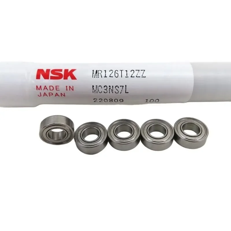 

Original NSK bearing MR126ZZ 6*12*4mm L-1260ZZ Miniature ball bearings for motor MR126 MR126Z 1260 6x12x4 mm