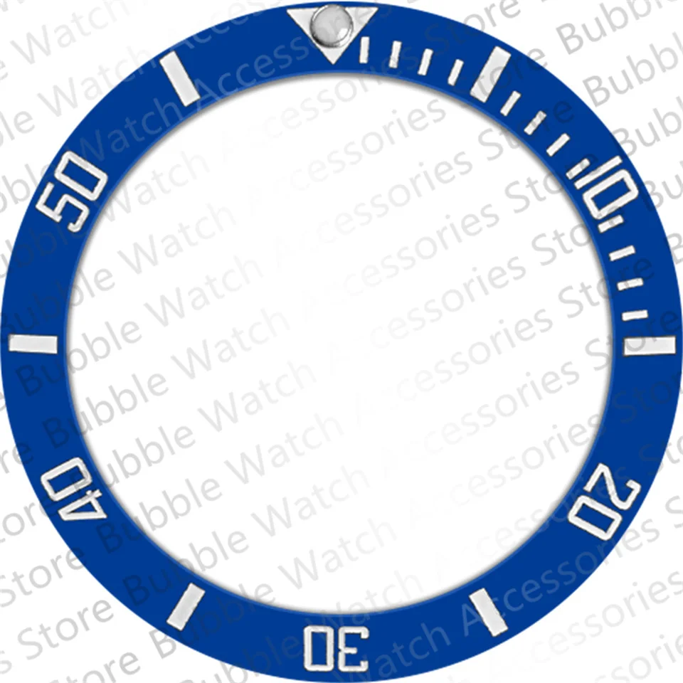 40mm*31.5mm Green Blue Black Ceramics Bezel Insert Fit For Rlx Sub Mechanical wristwatch