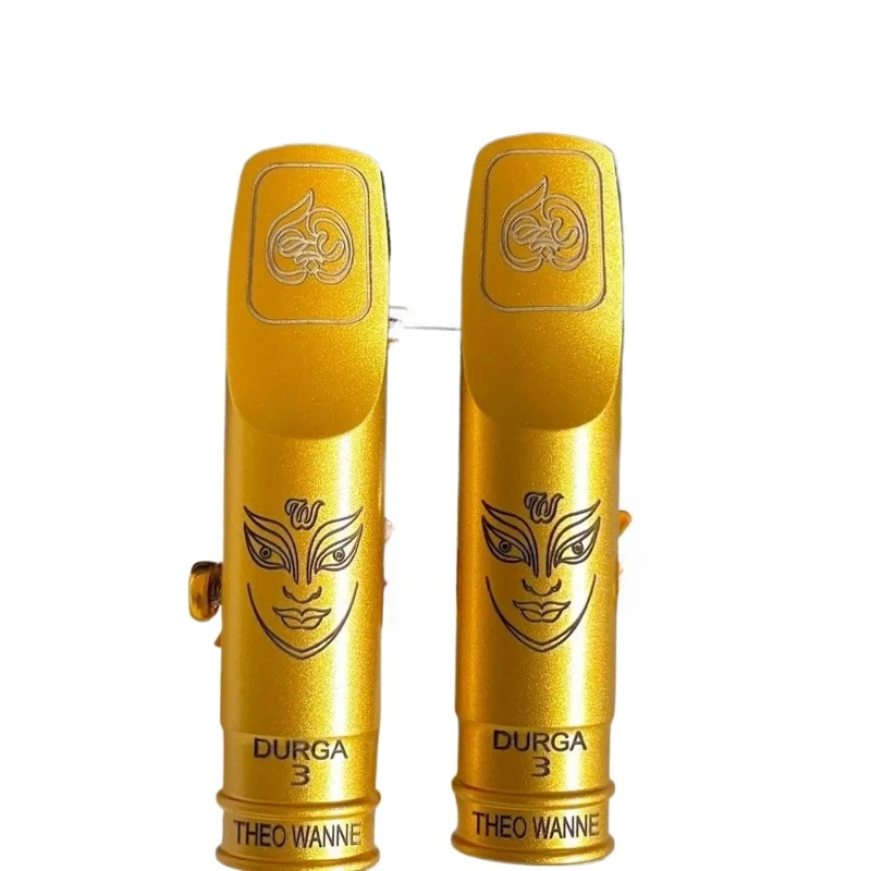 High Quality Durga 3 Professional Tenor Soprano Alto Saxophone Metal Mouthpiece Gold Plating Sax Mouth Pieces Accessories