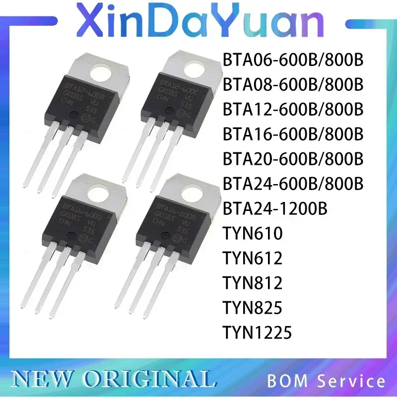 5 pcs BTA06-600B BTA06-800B BTA08-600B BTA08-800B BTA12-600B BTA12-800B BTA16-600B BTA16-800B BTA20-600B BTA20-800B  TO-220