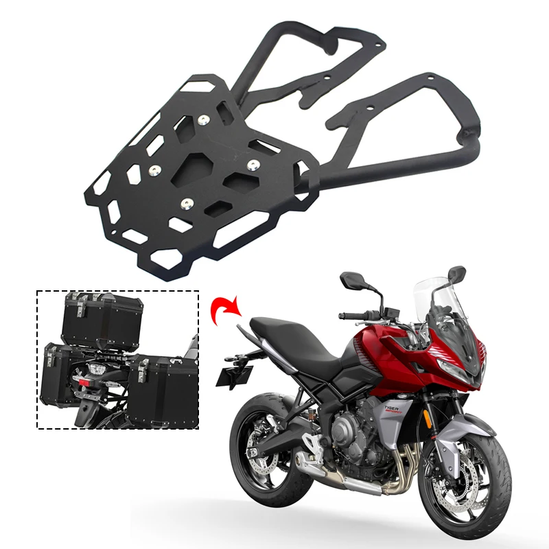 Tiger660 Rear Luggage Rack Carrier Case Support Holder Bracket For Tiger Sport 660 Tiger 660 2022 2023 Motorcycle