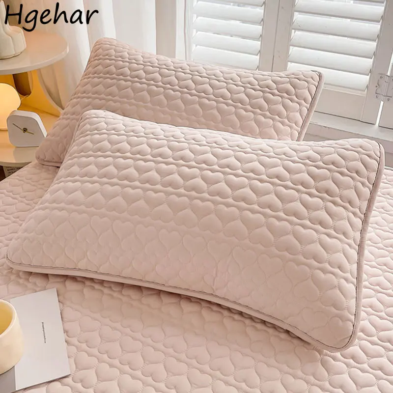 

Solid Pillowcase 48cmX74cm Anti-drooling and Anti-head Oil Household Protective Dormitory Dust-proof Students Pillow Cover Bed