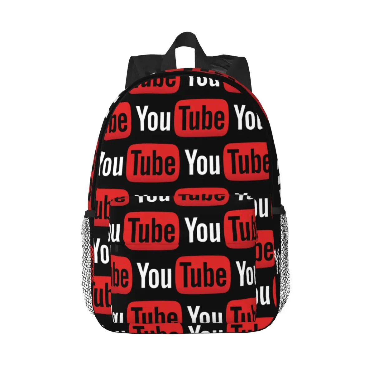 

YouTube Logo Backpack Middle High College School Student Bookbag