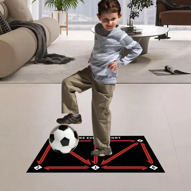 Soccer Training Mat Football Training Pace Ball Control Equipment Agility Footstep Training Mat Improve Leg Coordination And