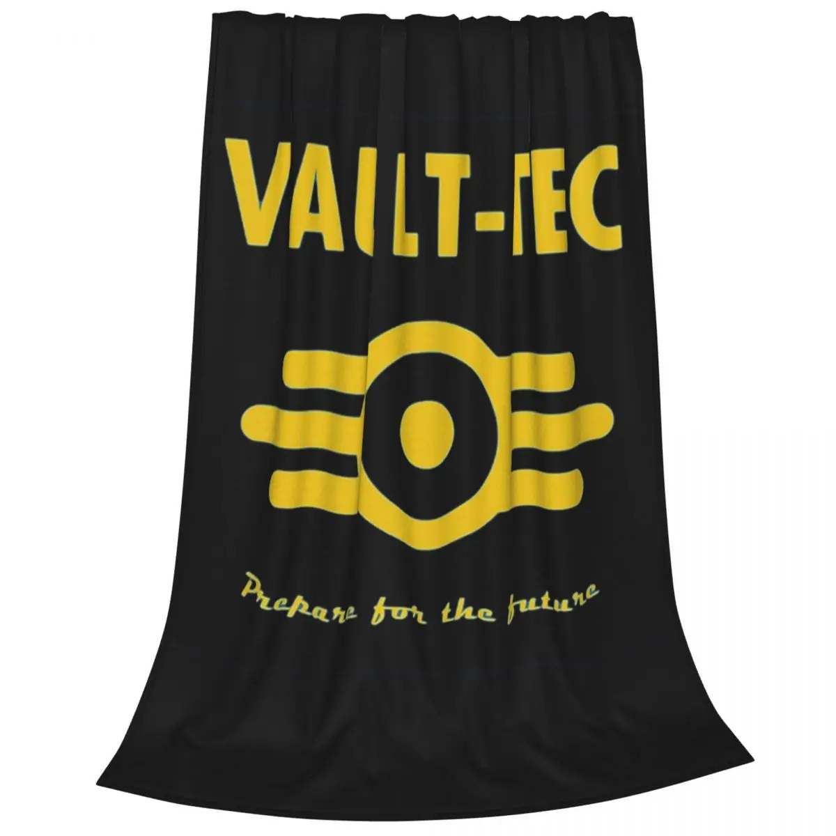 Fallout 4 Vault-Tec Logo Blankets Flannel Portable Sofa Throw Blankets For Couch Bedding Office Throws Bedspread Quilt