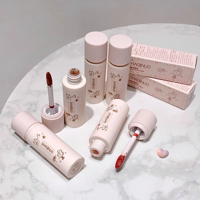 SHAQINUO Fun Cloudy Lip Mud - Matte Velvet Lip Tint; Affordable, Student-Friendly Lip Color with a High-Quality Finish