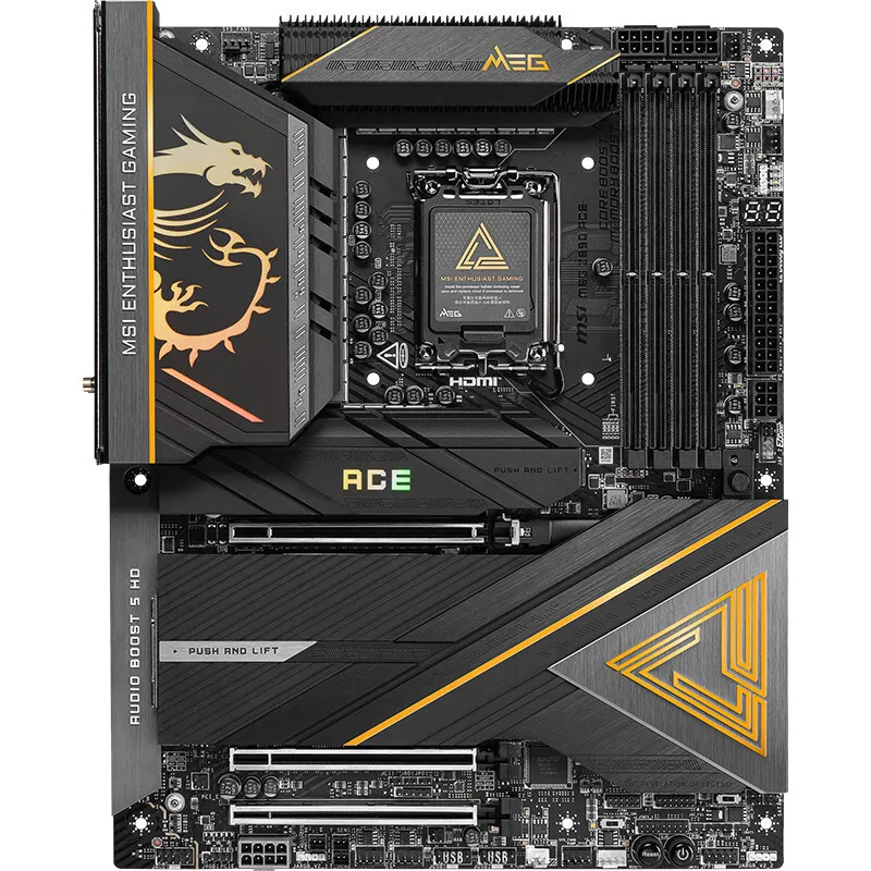 Placa principal ATX de desktop Z890 ACE Ares para suporte CPU 285K/265K/265KF