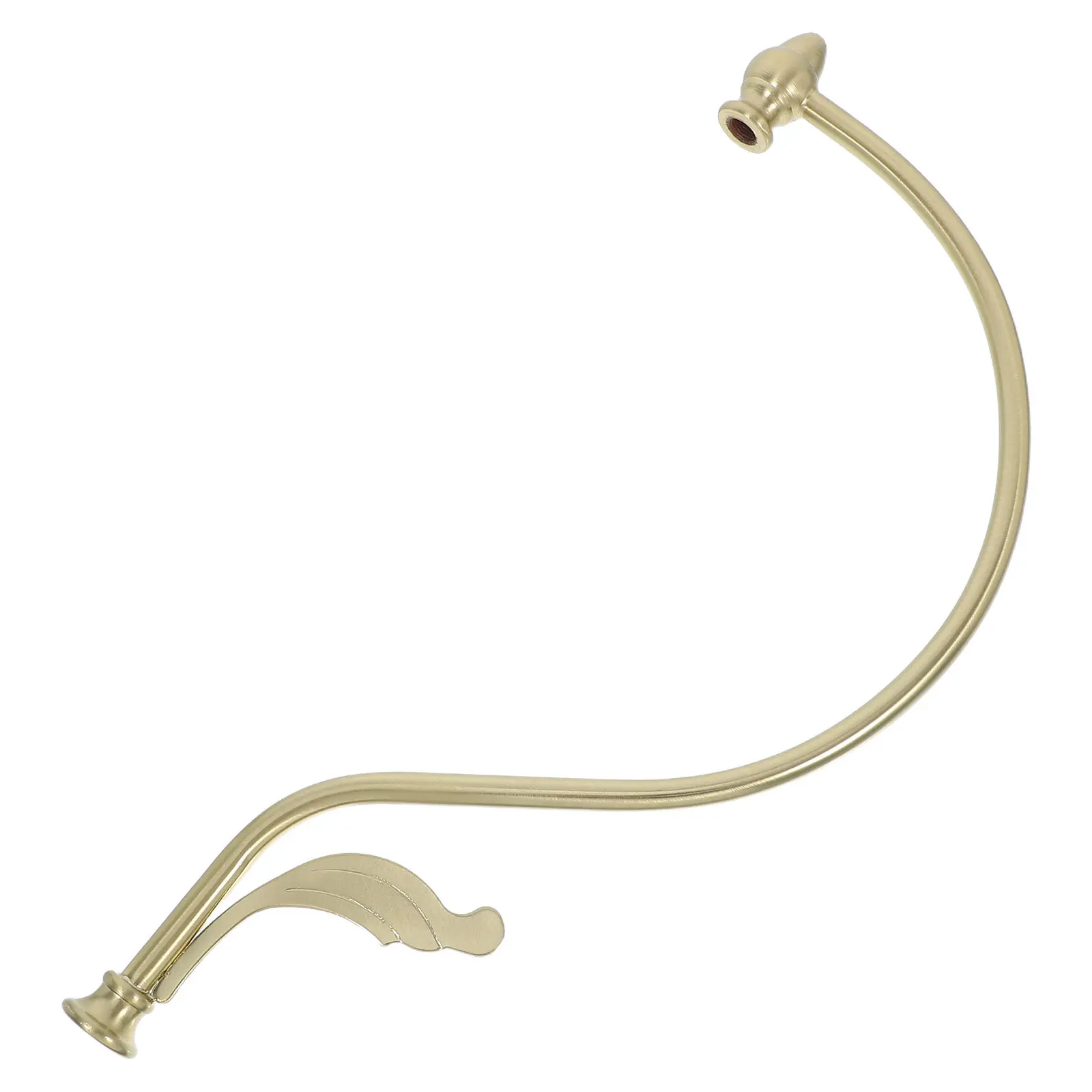 

Curved Pipe Lamp Fitting: Premium Iron Table Lamp Parts for Repair and DIY - Stylish Home Lighting Fixtures for Modern Interior