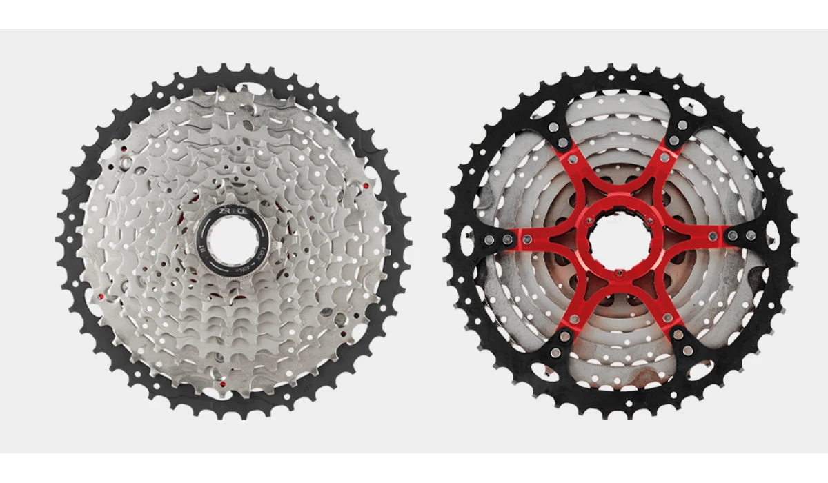 LTWOO GR9 Gravel CX Bike 1x11S Mechanische Schaltgruppe mit ZRACE Kassette, Kurbelsatz, Kette, BB, Kabelzug-Scheibenbremsen-Kit 48T 50T Optio – Detail 17
