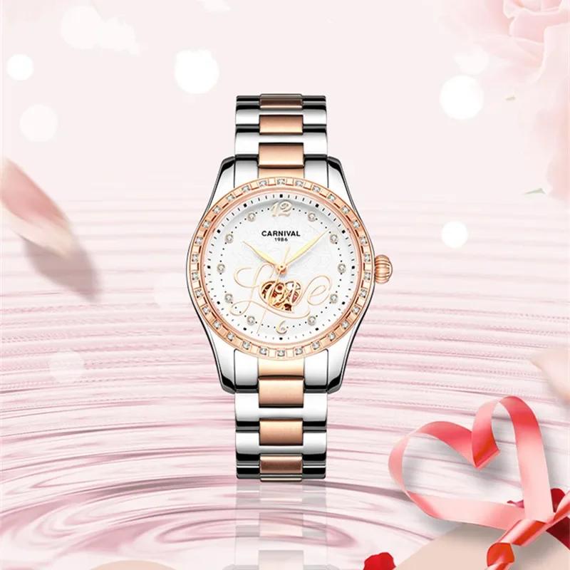 IW Carnival Mechanical Wrist Watches Accessories For Women Automatic Movement Sapphire Mirror Luminous Waterproof Luxury Watch
