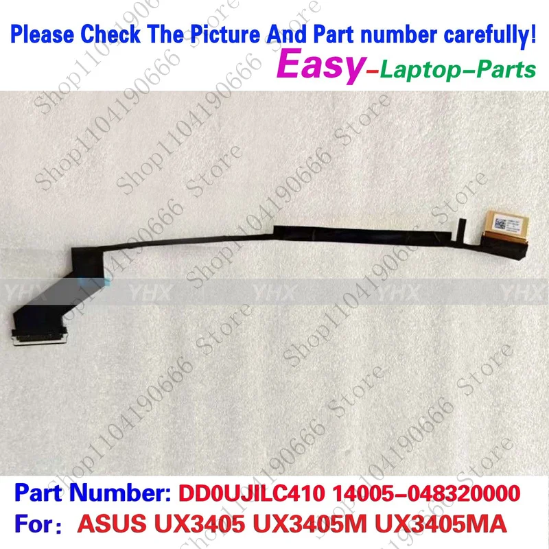 

bd New For ASUS UX3405 UX3405M UX3405MA OLED 2.8K EDP CABLE DD0UJILC410.