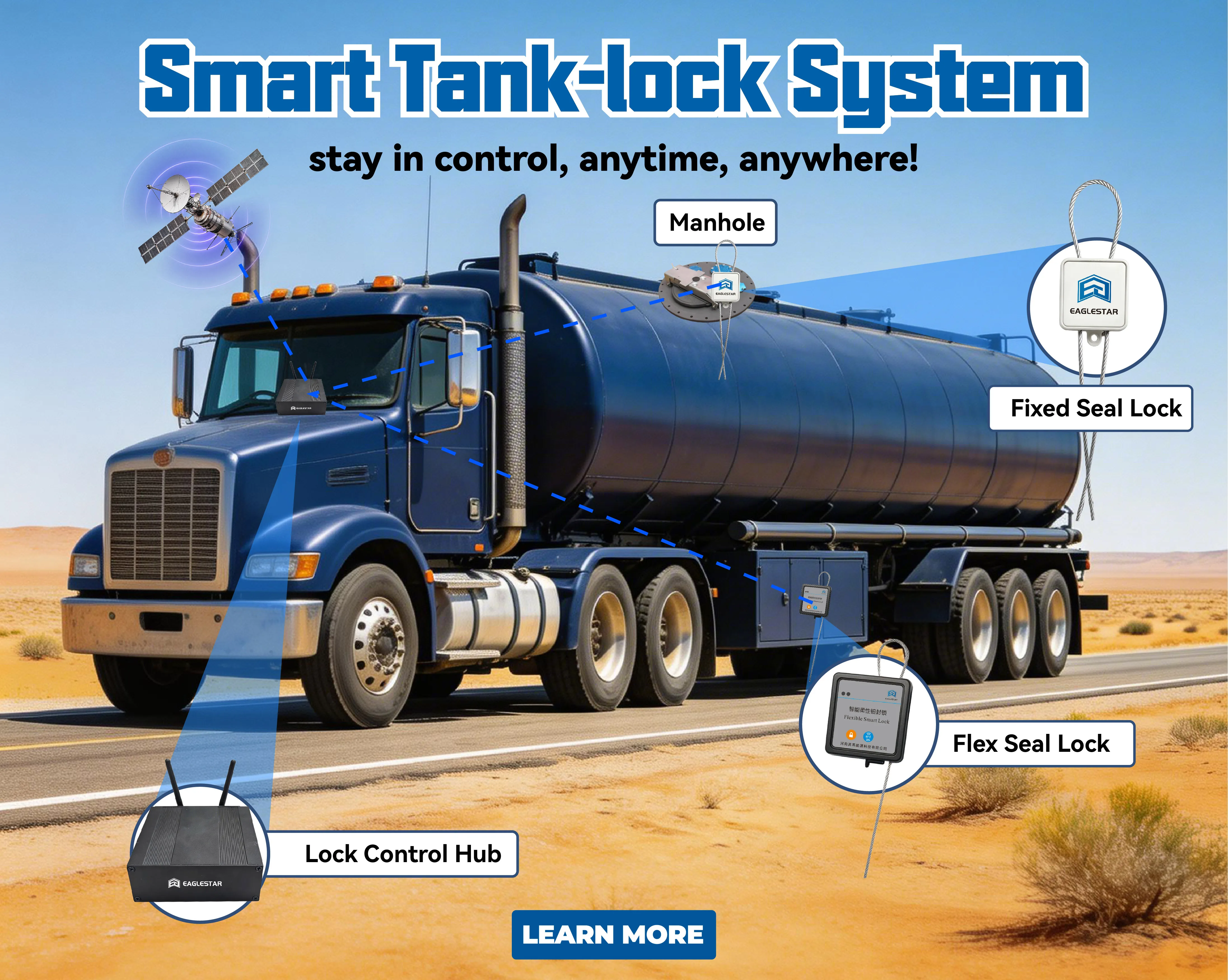 Smart Tank Seal Lock Tamper Detection Any Removal Attempt Triggers Alarm System Logs Event