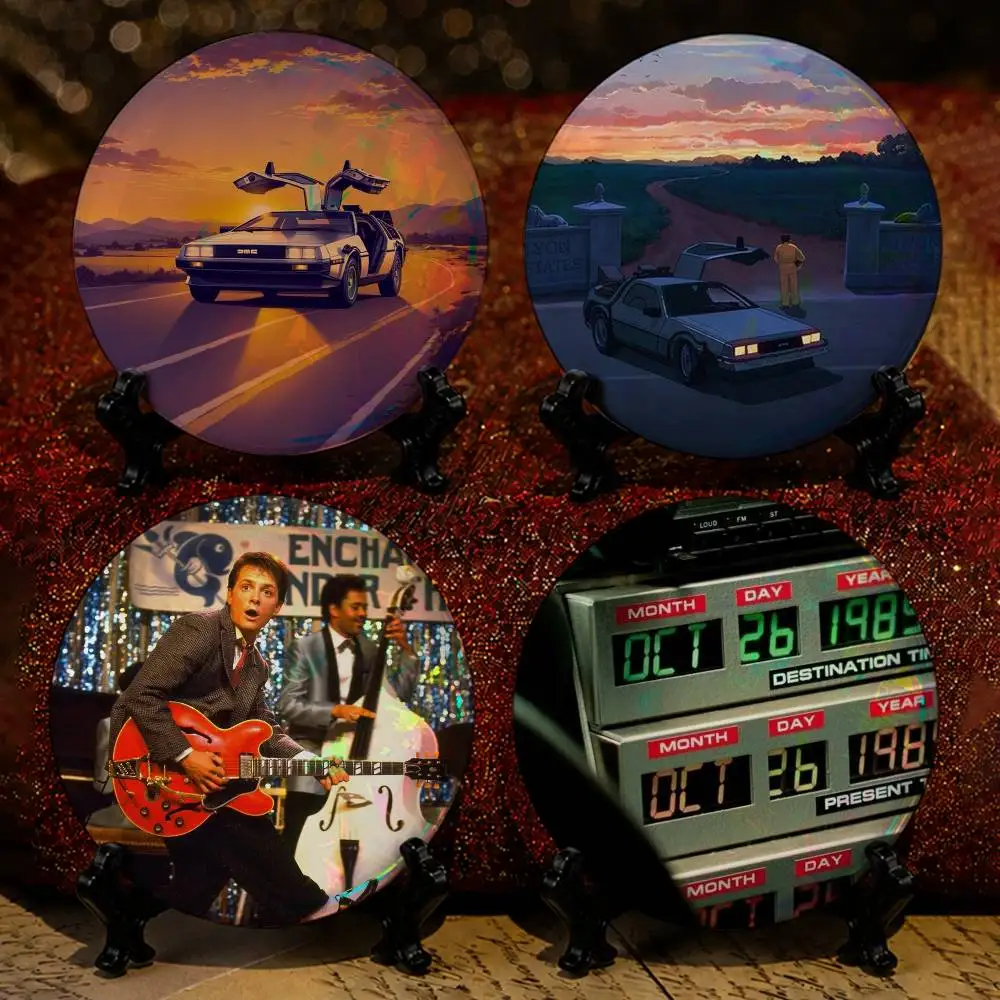 Classic Movie Back To The Future  32/44/58mm Handmade Pins Round Brooch Badge Backpacks Clothes Jewelry Gifts