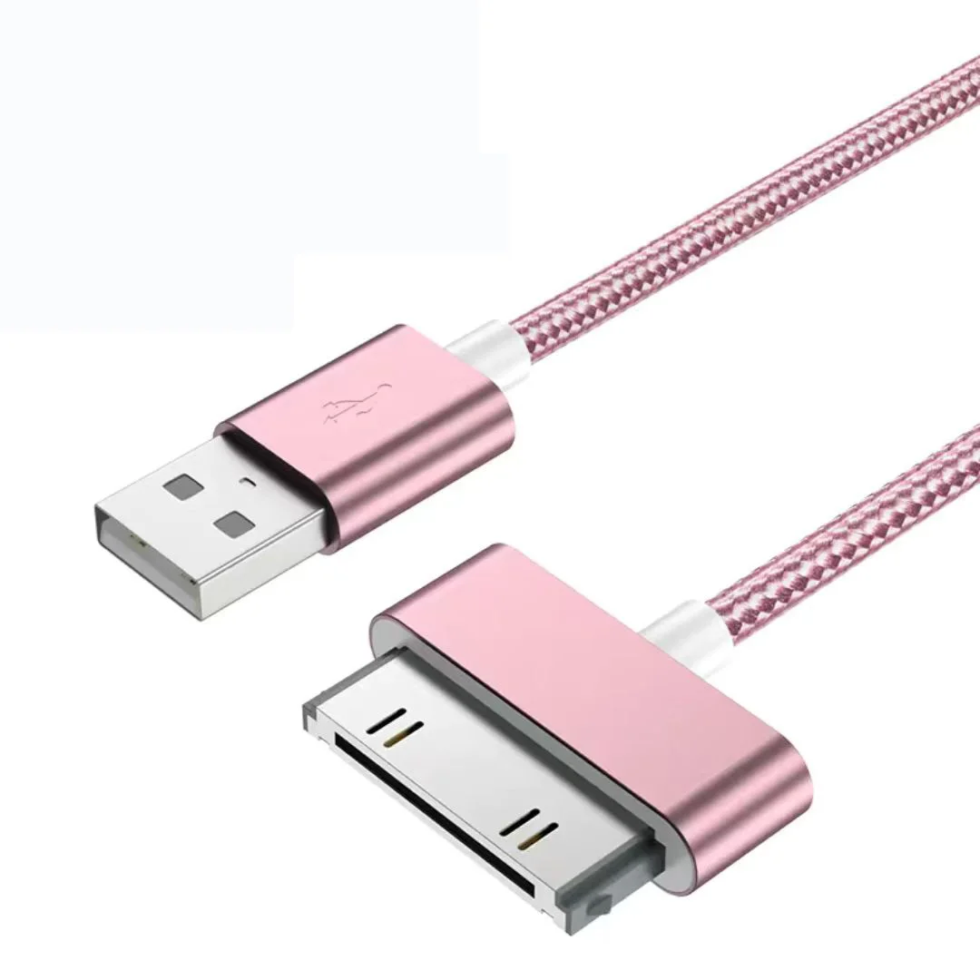 NNBILI USB-Kabel Schnellladung für iPhone 4 4s 3GS 3G iPad 1 2 3 iPod Nano Touch 30 Pin 2A USB-Ladeadapter Datensynchronisationskabel