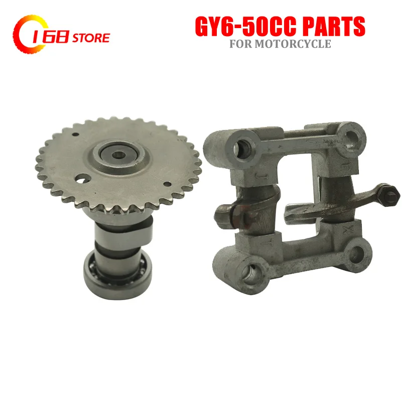 

GY6 50cc 60cc 80cc 100cc Rocker Arms Camshaft Holder Assembly Replacement for QMB139 139QMB 139QMA Scooter Moped ATV Go Kart