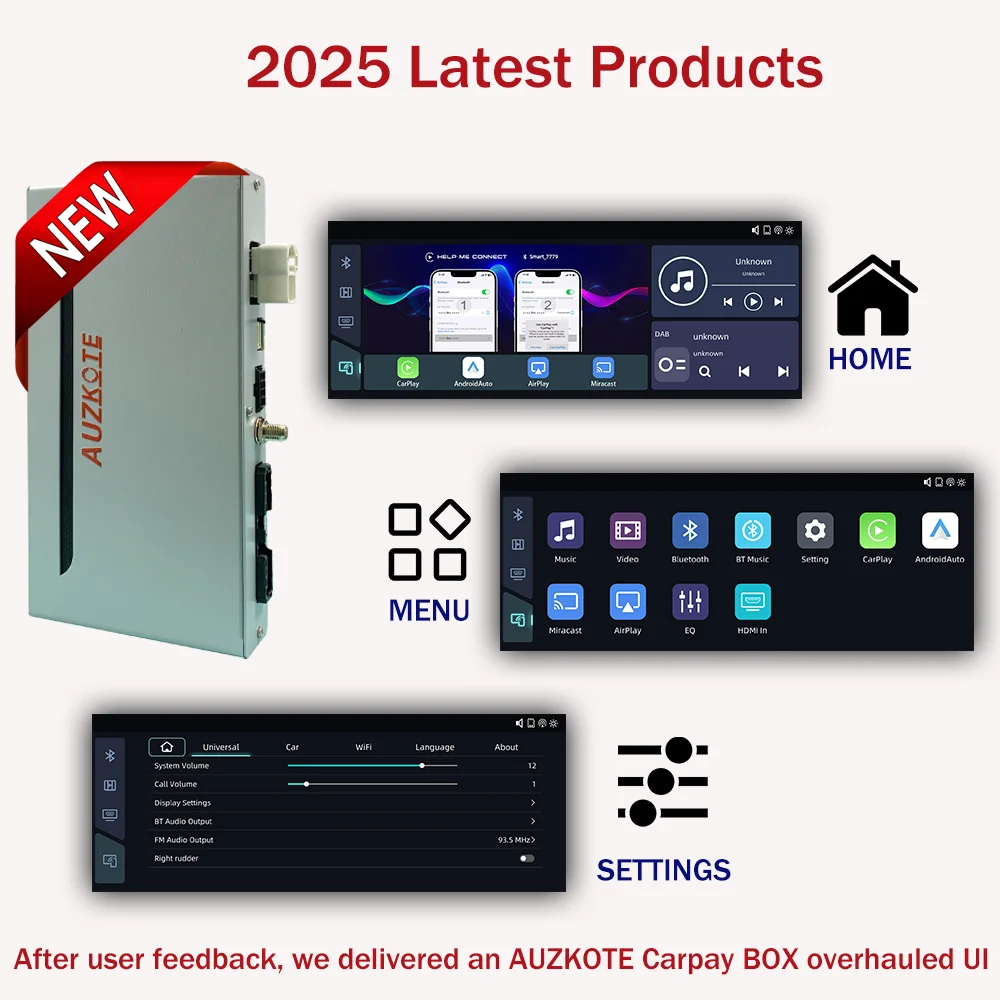 Wireless Apple Carplay Android Auto Module Car AI Box For Volvo XC60 XC70  S60 S80  V60 V70 V40 (2011-2019) Mirror Link Decoder