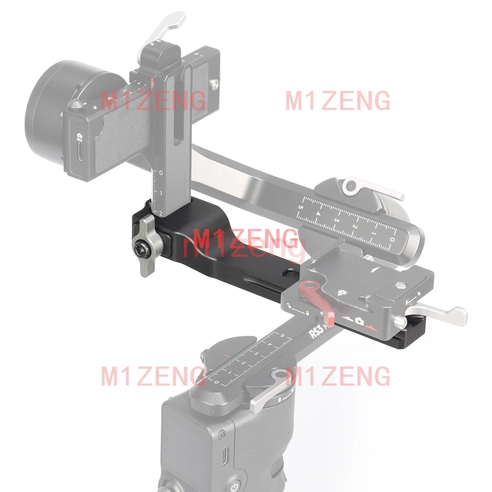 

1/4 Thread Cold Shoe Mount Bracket Extension Bar Light Stand for DJI Ronin RS3 Mini Gimbal Stabilizer Monitor Video