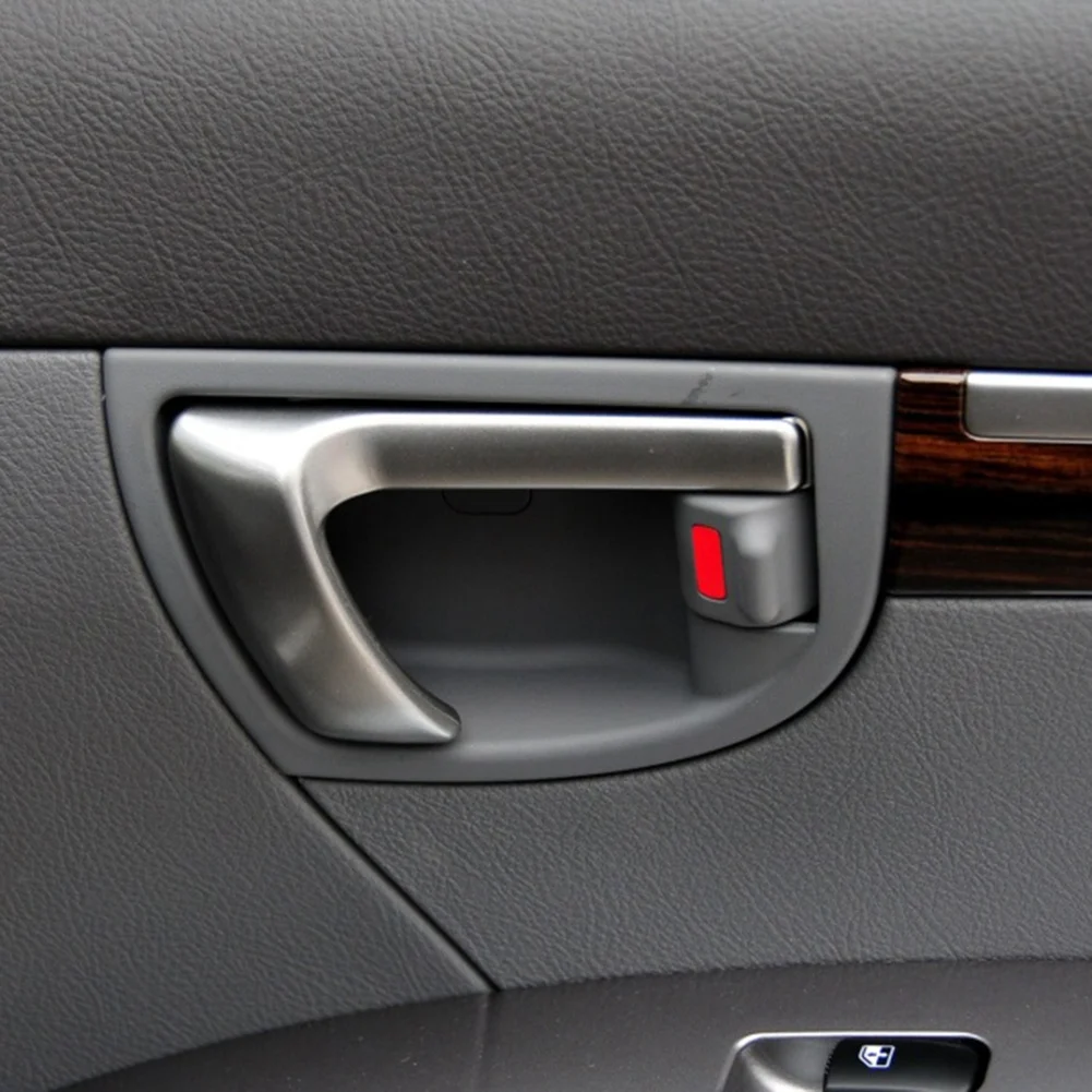 Easy To Use Left +Right Side Interior Inner Door Handle For 2007-2012 Santa Fe With Gray Knob 82610-2B010 82620-2B010