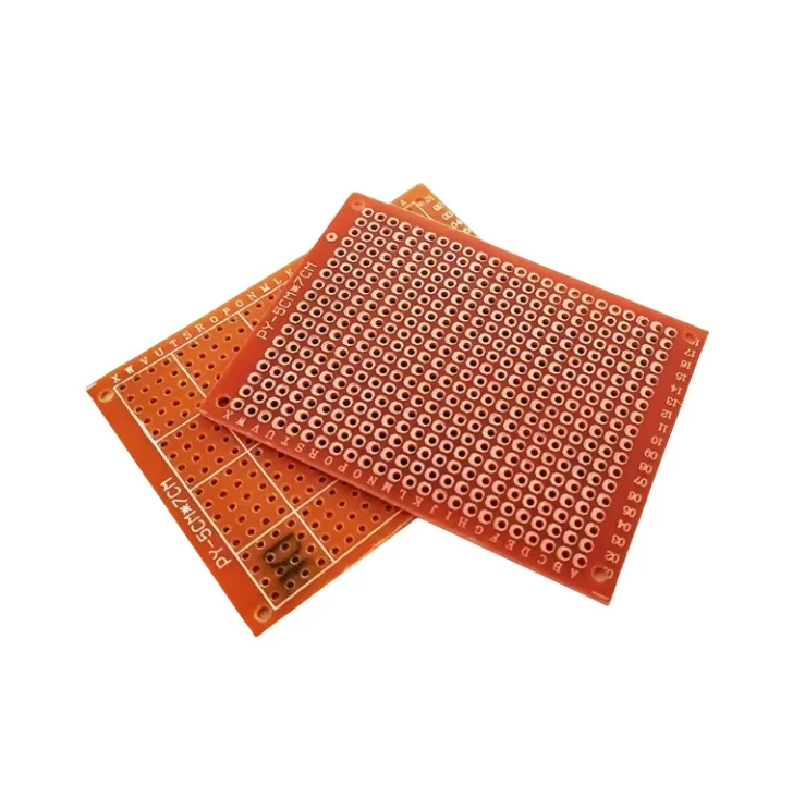 5pcs 5x7 5*7cm Single Side Prototype PCB Breadboard Universal Board Experimental Bakelite Copper Plate Circuirt Board Yellow