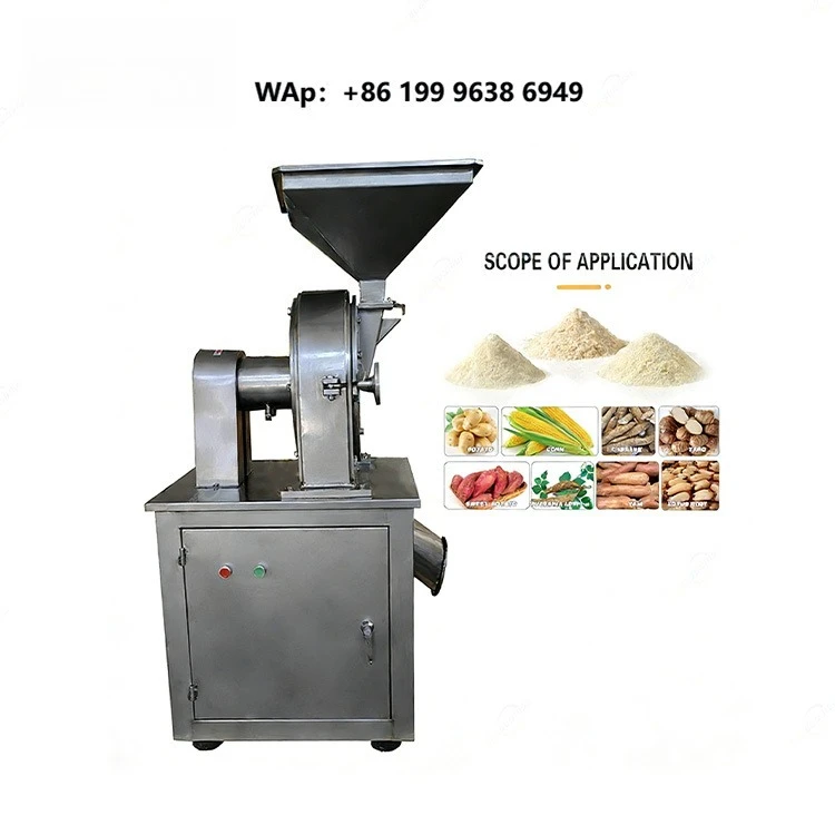 Stainless Steel Soybean Cassava Corn Seed Oat Grain Rice Maize Wheat Fine Flour Powder Grinder Making Grinding Milling Machine