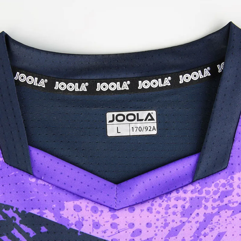 JOOLA 2207 maglia da Ping Pong comoda maglietta sportiva da uomo e da donna camicia da Ping Pong a maniche corte traspirante ad asciugatura rapida