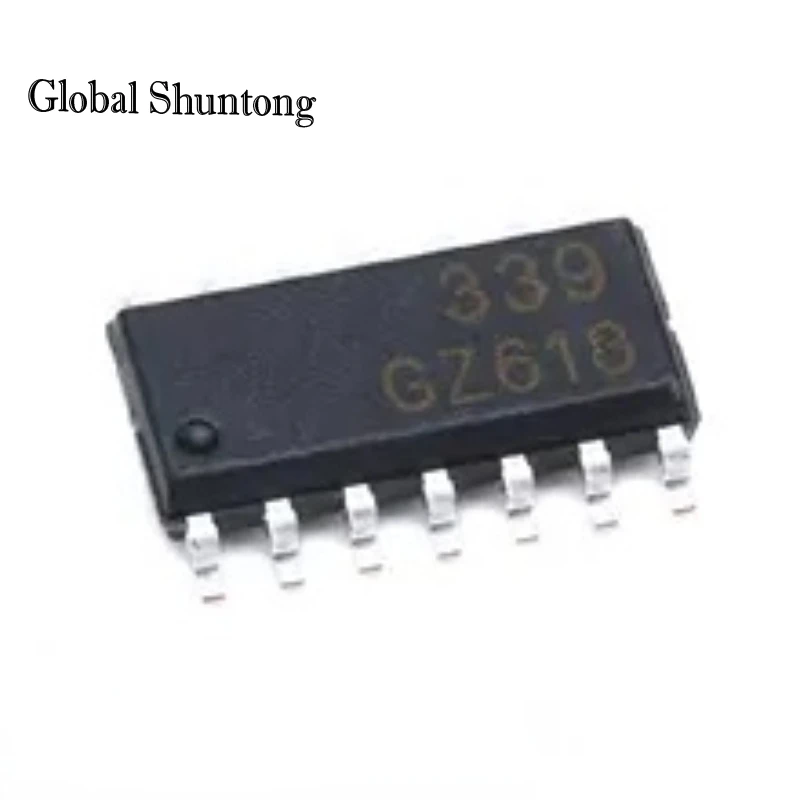 10Pcs LM339 SOP14 LM339D SOP-14 LM339DR SOP LM339DR2G SOIC14 LM339DT SOIC-14 LM339DG SMD 339