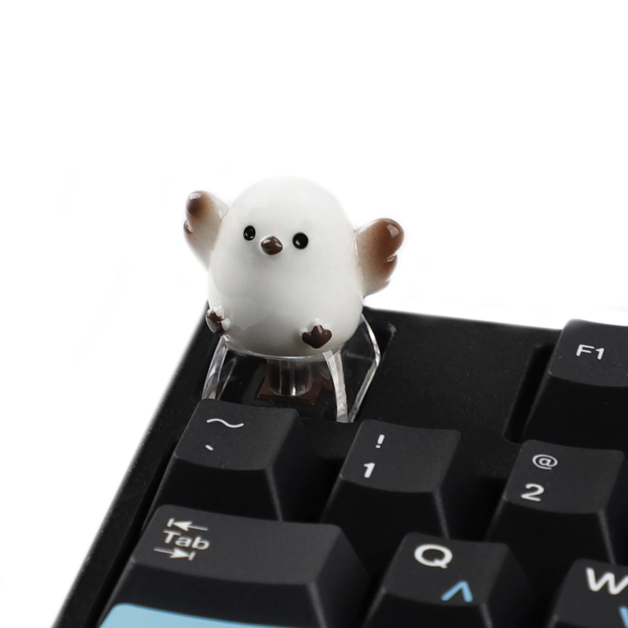 1pcs Cute Tit Bird Keycaps Interesting Birds Personality Esc Keys Homemade Resin Keycap for MX Mechanical Keyboards