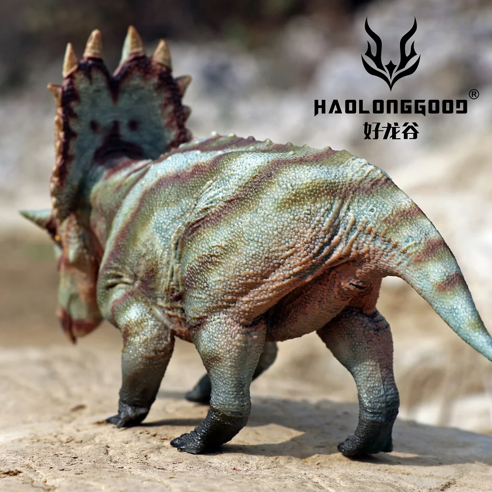 HAOLONGGOOD-Figurines de dinosaure utahcératops, échelle 1:35, modèle animal, jouet cadeau, nouveau novembre