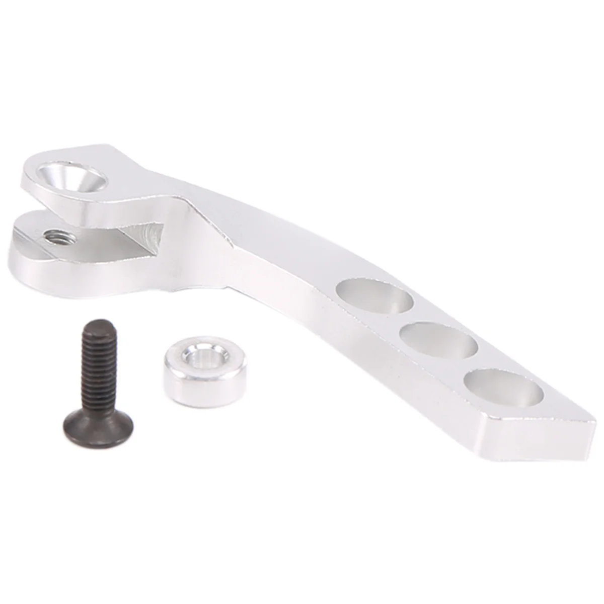 Y16A Metal 4-Hole Transmitter Neck Strap Balancer Adjuster for Futaba Radiolink Frsky X9D RC Remote Control,Silver Vertical