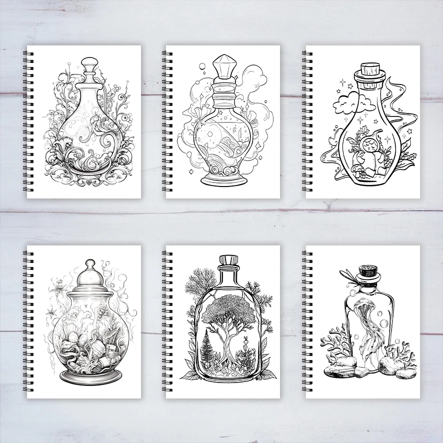 Graffiti Diary Adult Coloring Book - 8.3x 11.2 Inch 22 Page Coloring Book - Helps Reduce Stress and Ease Emotions