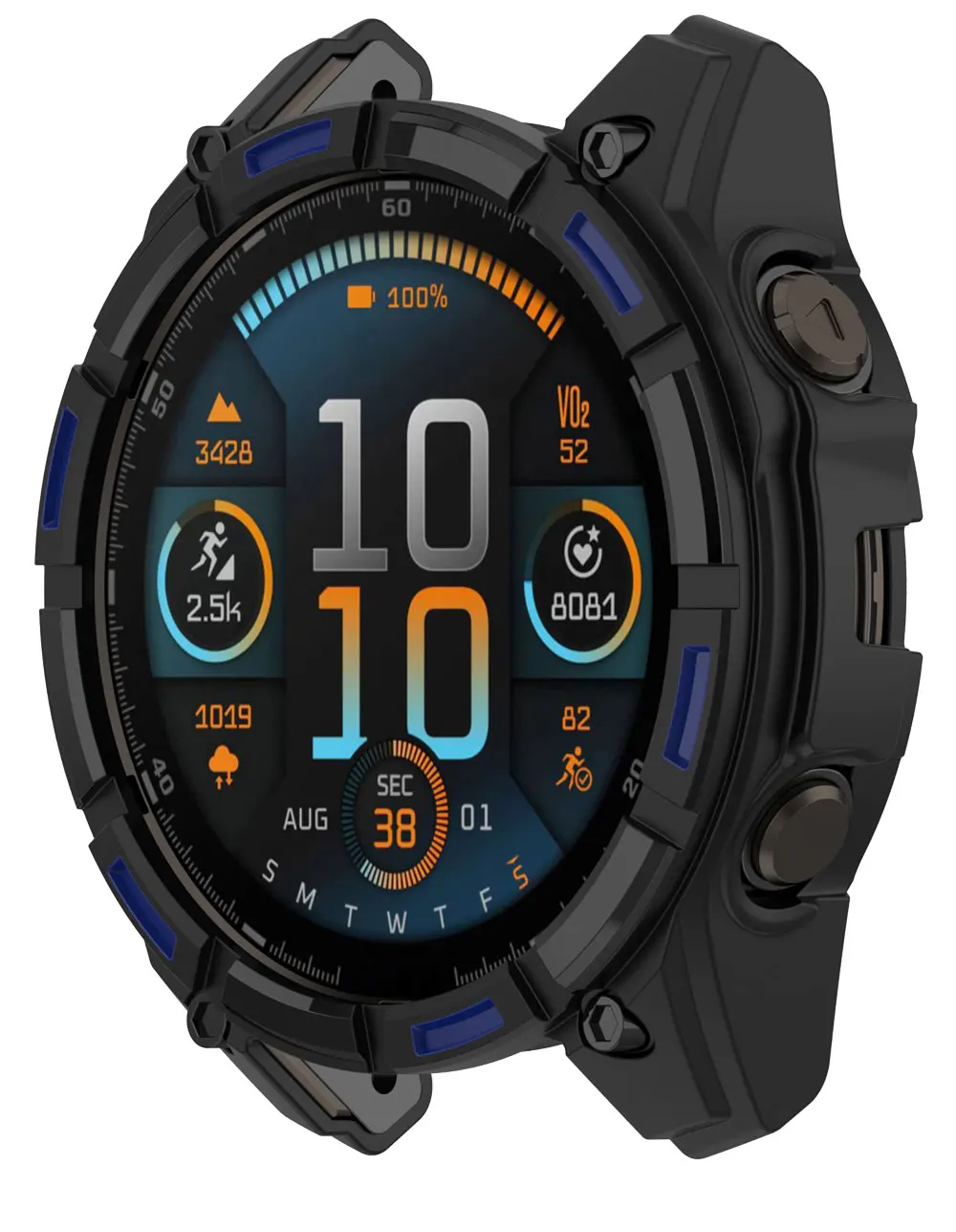 Silikon-Uhrenabdeckung für Garmin Fenix8 Solar 51 mm 47 mm Band Smart Watch Ersatzschale Garmin Fenix 8 AMOLED Schutzhülle – Detail 5