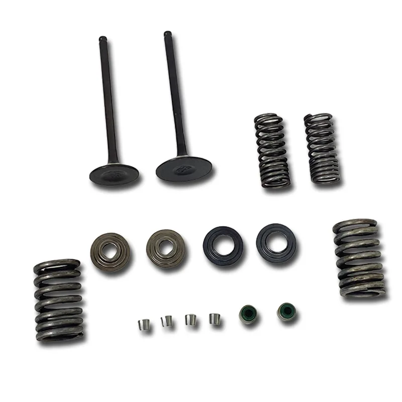 Motorcycle Engine EXHAUST VALVE&INTAKE VALVE Kit Oil Seal Locking Plate NEW Valve For Honda CBF150 XR150L KTT150 XR 150 CBF 150
