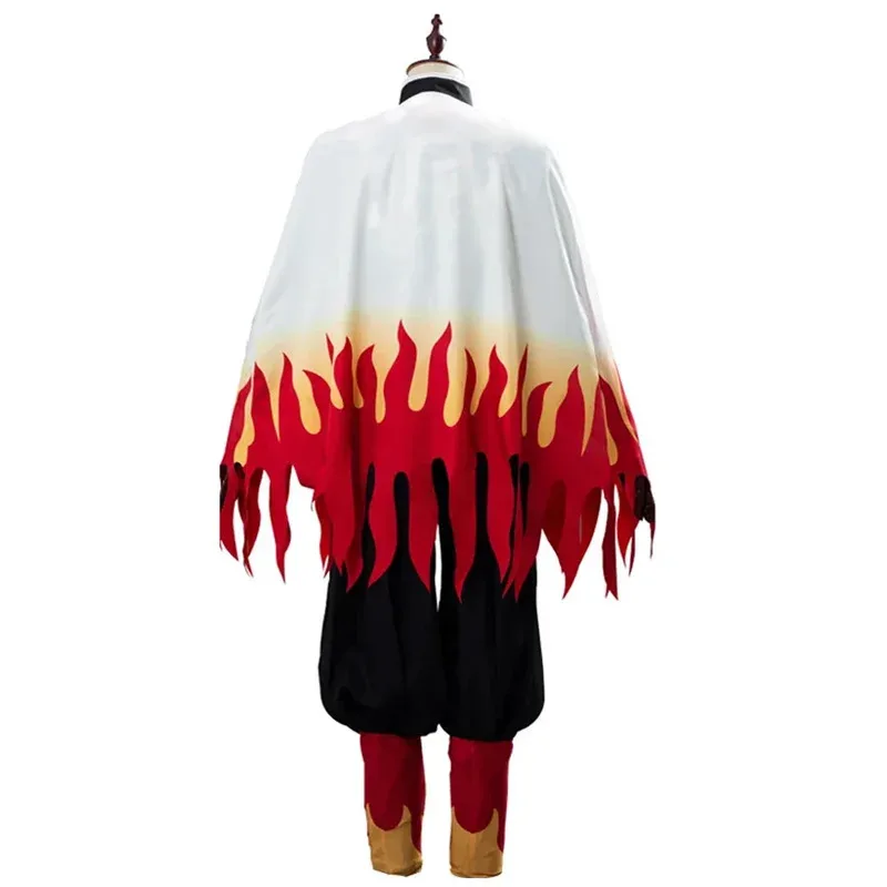 

CyRengoku Kyoujurou фэнтезийные парики наряды аниме демон косплей костюм убийцы маскировка для взрослых мужчин Хэллоуин вечерние одежда для ролевых игр