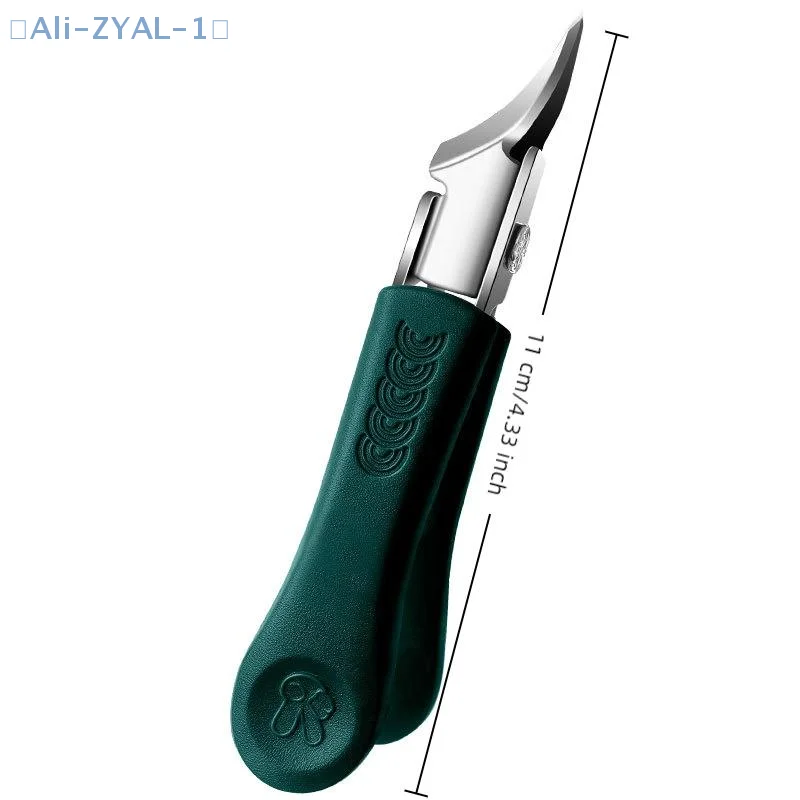 【ZYAL-1】1Pcs Slanted Pointed Nail Clippers Anti-Splash Thick Nail Clipper Toenail Pliers Nail Scissors Nail Care Tools